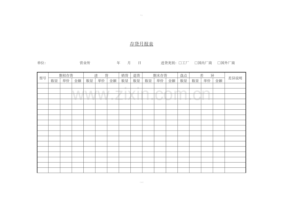 十一、存货月报表.doc_第1页