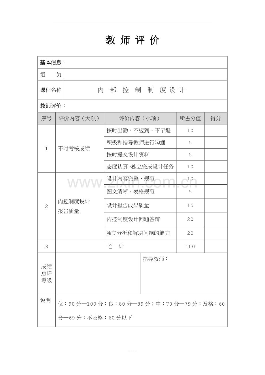 内部控制实训报告.doc_第2页