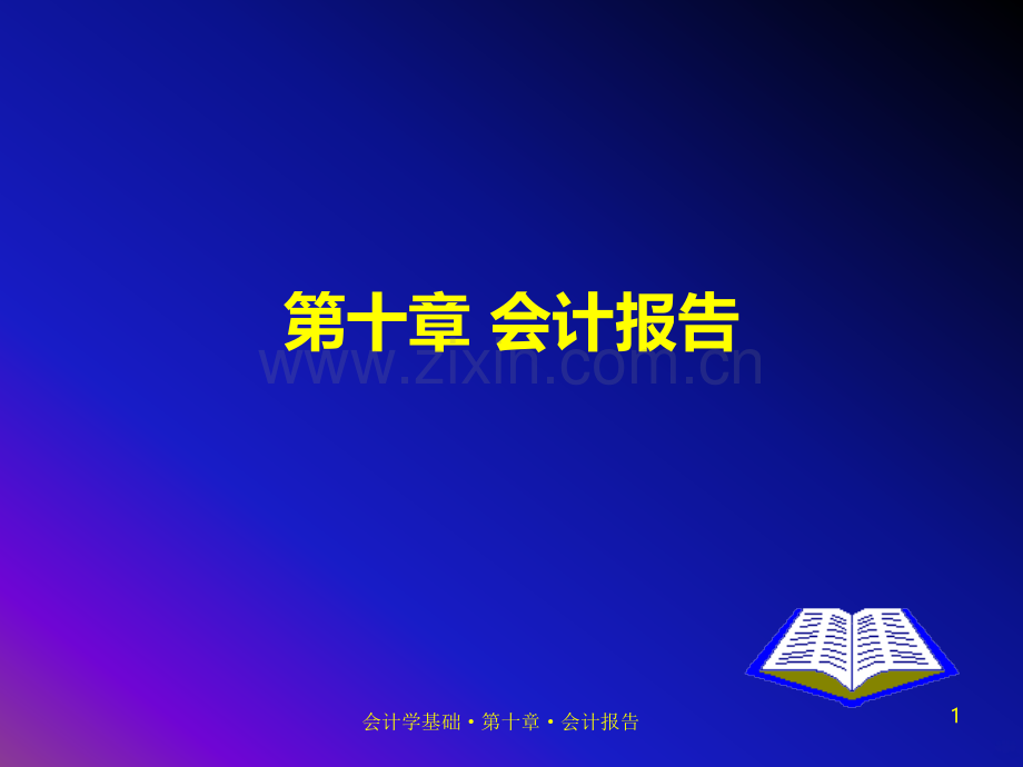 第十章会计报告PPT课件.ppt_第1页