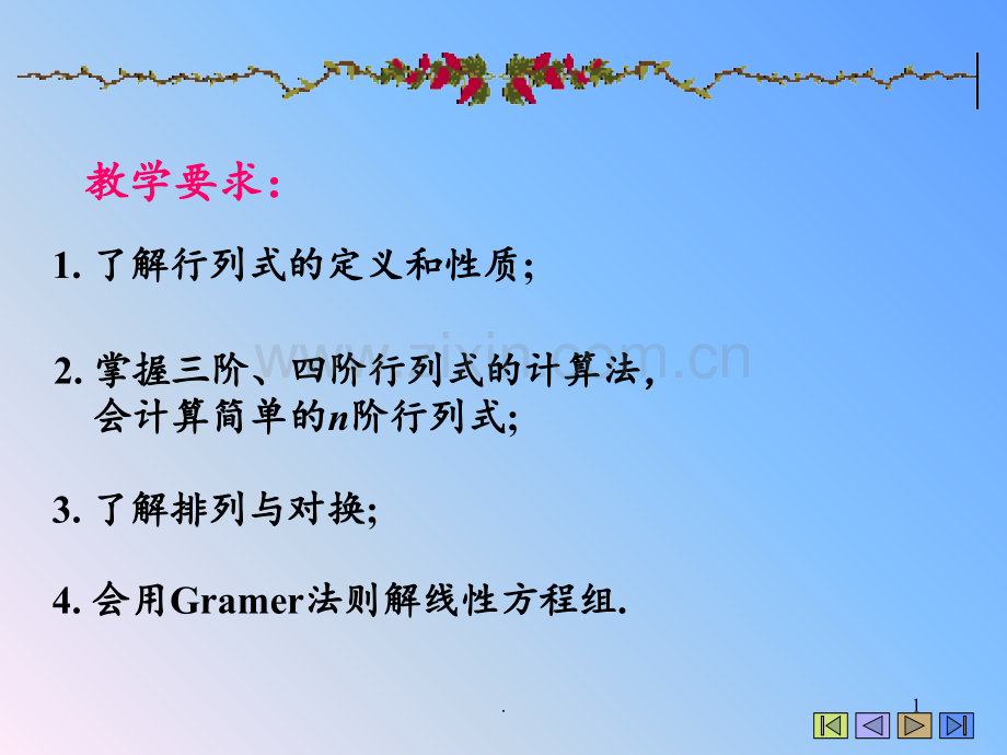 线性代数12方阵的行列式PPT课件.ppt_第1页