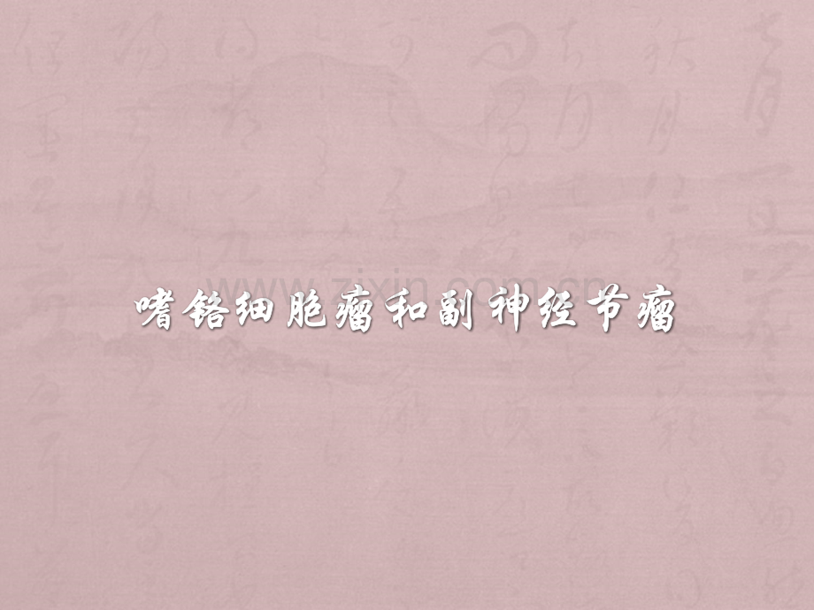 嗜铬细胞瘤和副神经节瘤ppt课件.pptx_第1页