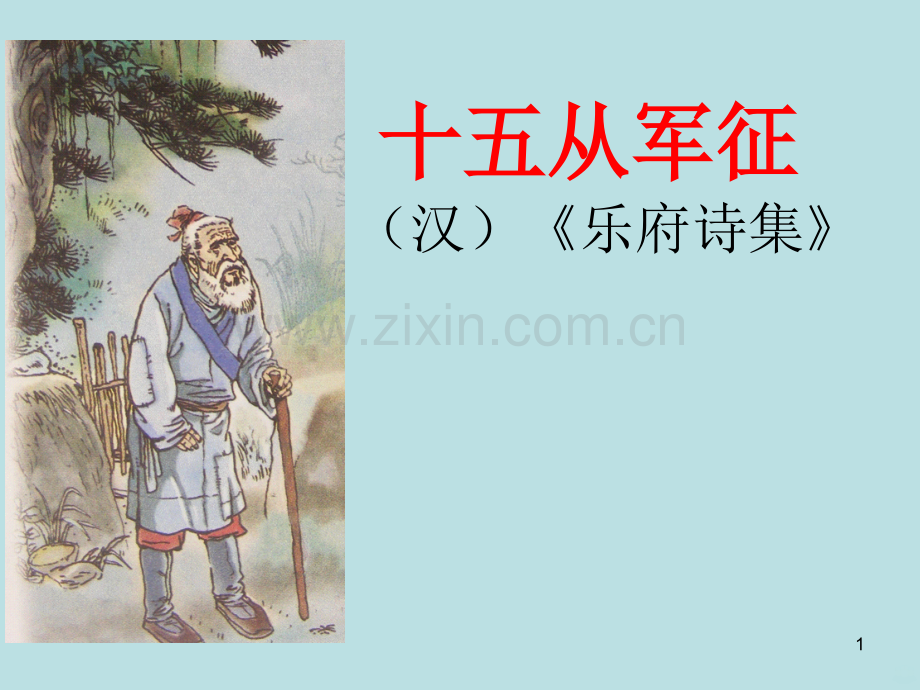 《十五从军征》公开总结PPT课件.ppt_第1页