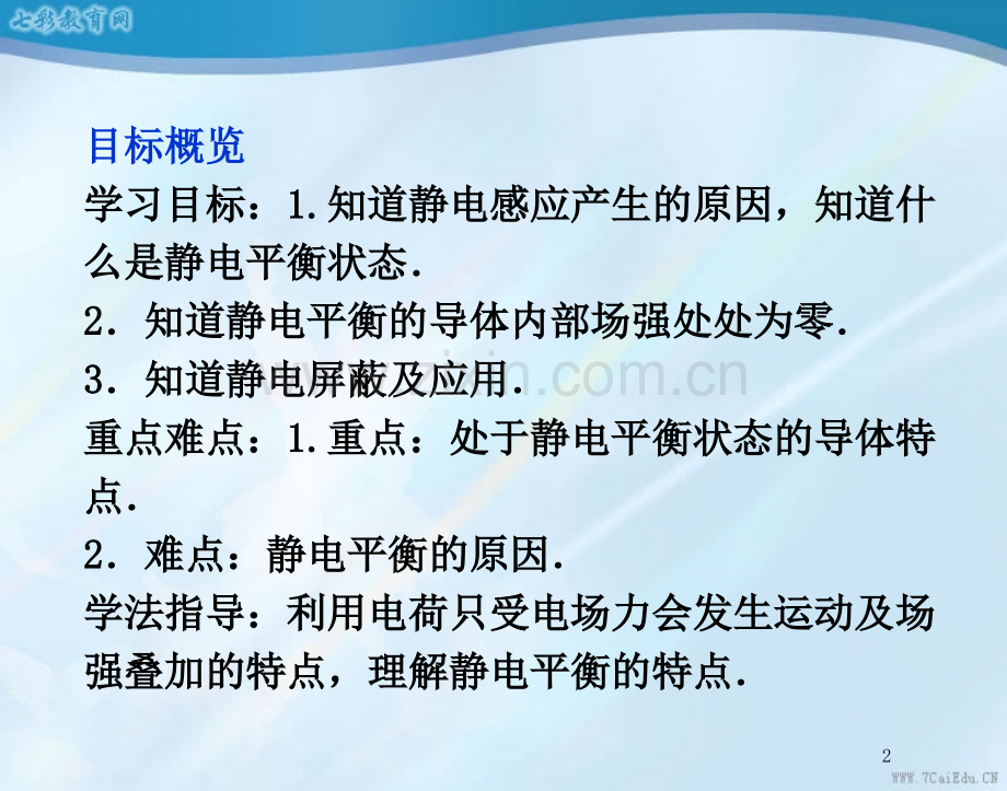 物理选修人教新标静电现象的应用概要PPT课件.ppt_第2页