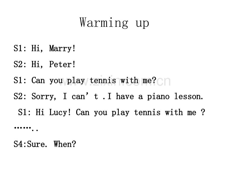 浙江省临安市於潜二初级中学八年级英语《UniCanyoucomeomyary》人教版PPT课件.ppt_第2页