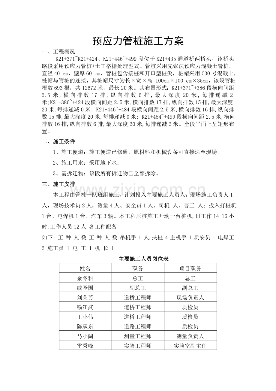 预应力管桩施工方案.doc_第1页