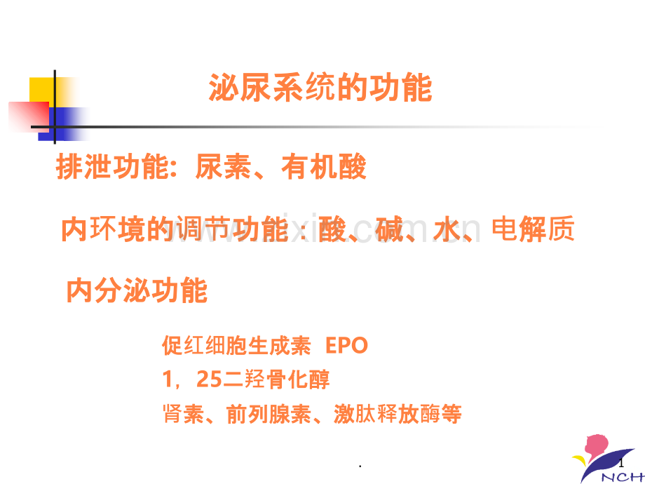 新生儿肾功能衰竭的诊治.ppt_第1页