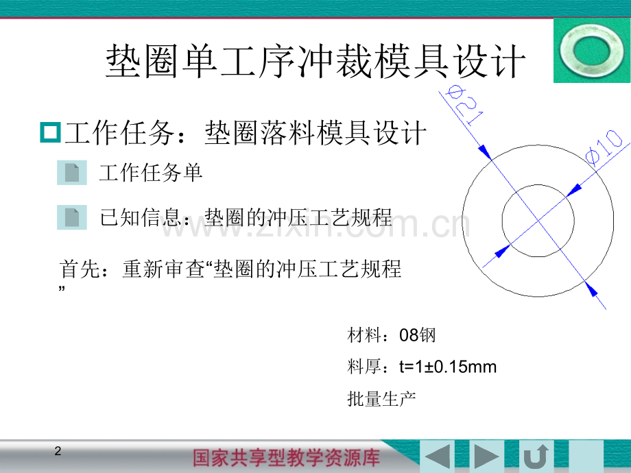 垫圈落料模具设计PPT课件.ppt_第2页