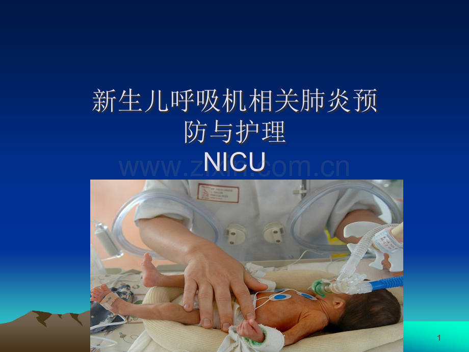 新生儿呼吸机相关性肺炎的预防与护理PPT课件.ppt_第1页