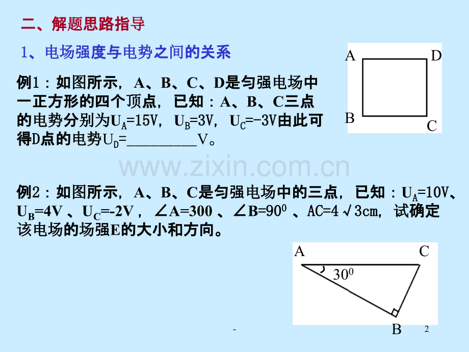 电场解题实例PPT课件.ppt_第2页
