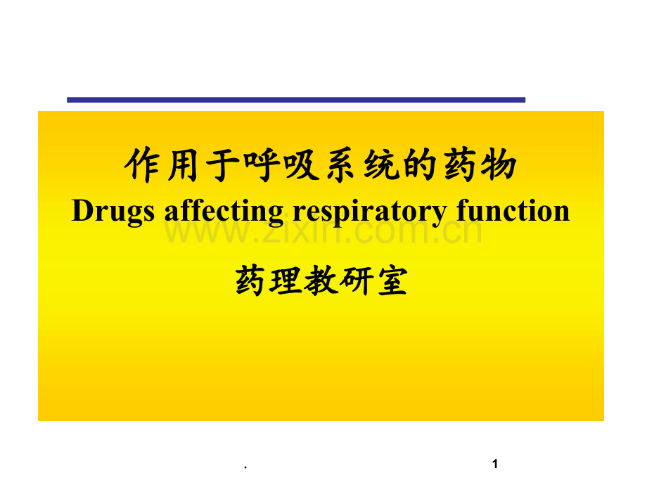 ★作用于呼吸系统的药物1学时PPT课件.ppt_第1页