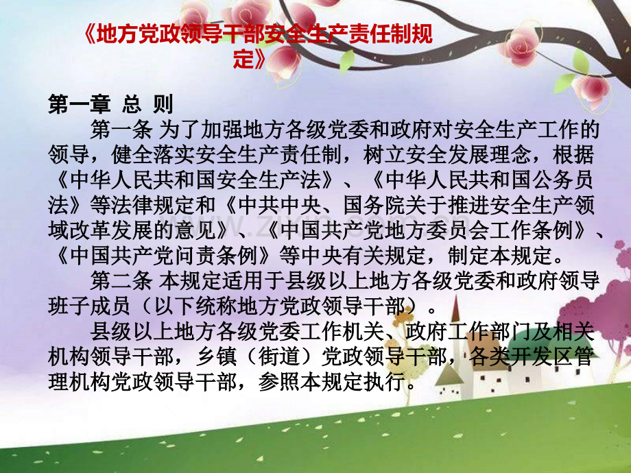 《地方党政领导干部安全生产责任制规定》.ppt_第2页