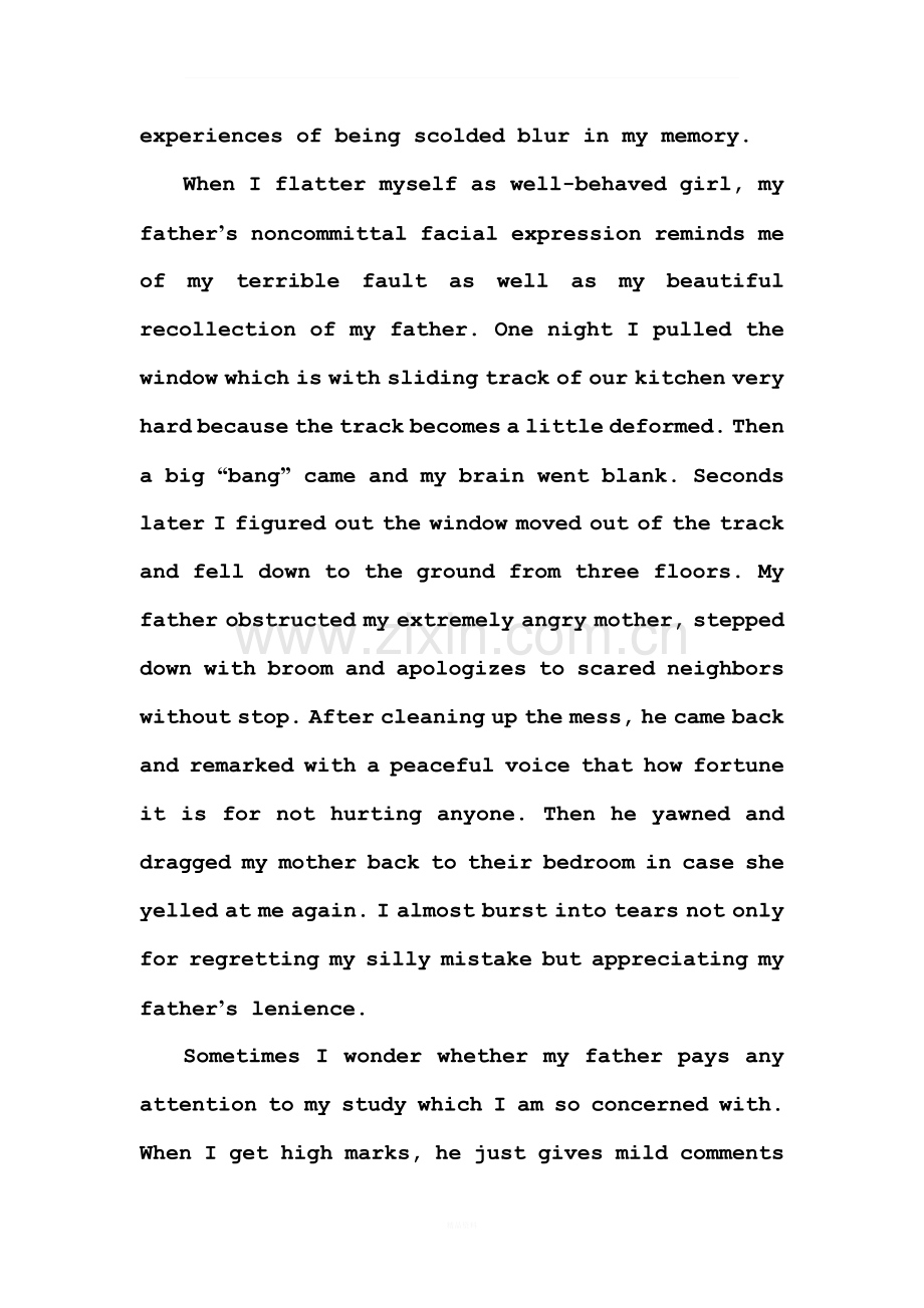 我平凡的父亲-My-average-father-英语作文.doc_第2页