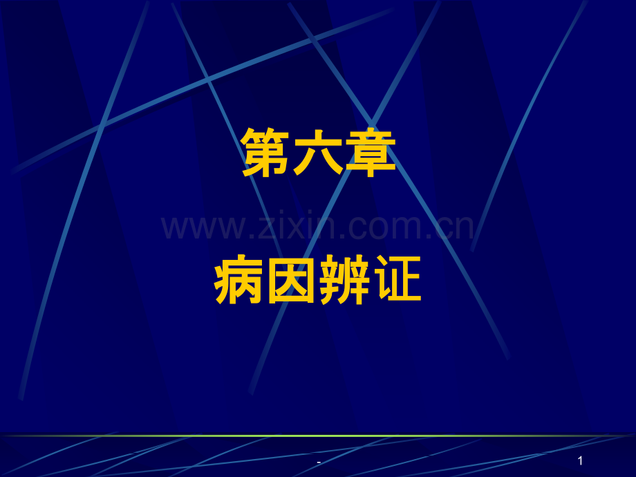 第六章病因辨证PPT课件.ppt_第1页