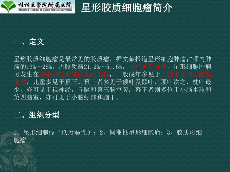 星形胶质细胞瘤的诊断和治疗.pptx_第2页