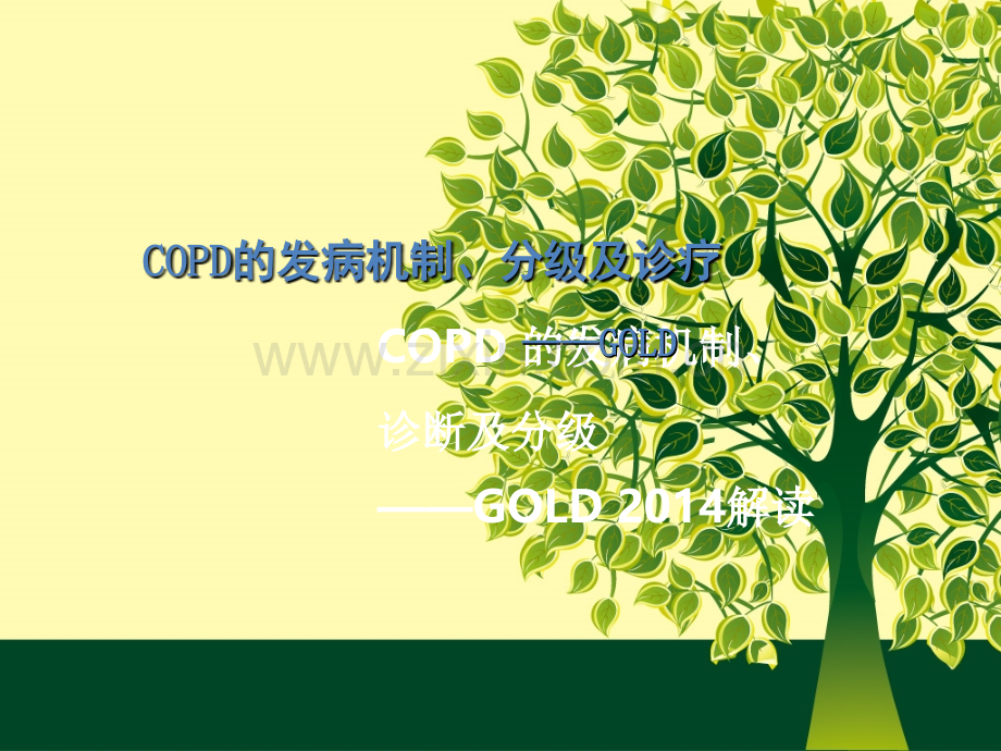COPD发病机制和诊疗.ppt_第1页