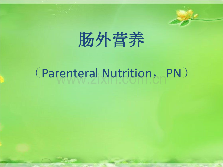肠外营养课件.ppt_第1页