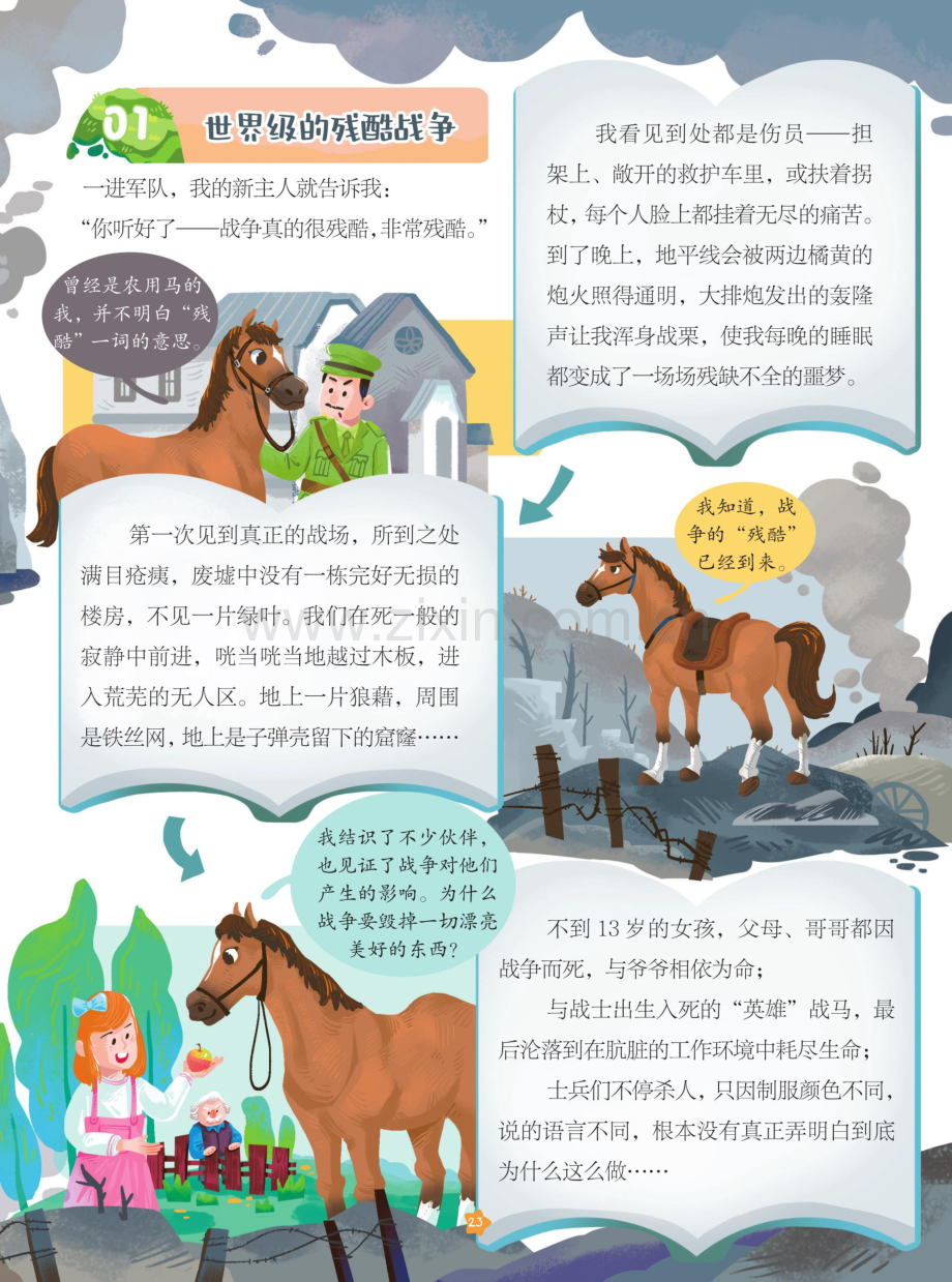 战火中,一匹马与一个男孩的双向奔赴——《战马》整本书阅读指导.pdf_第2页