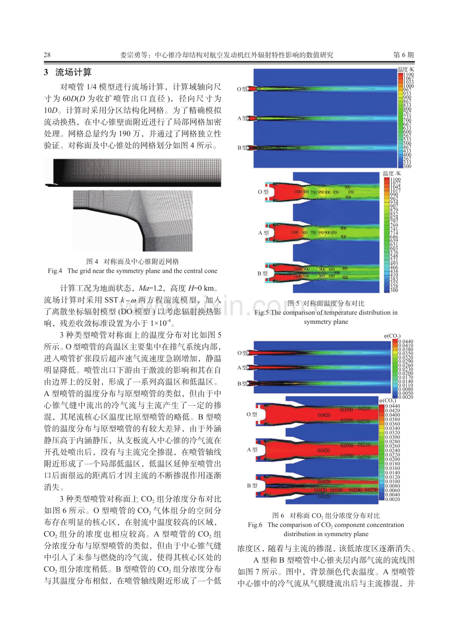 中心锥冷却结构对航空发动机红外辐射特性影响的数值研究.pdf_第3页