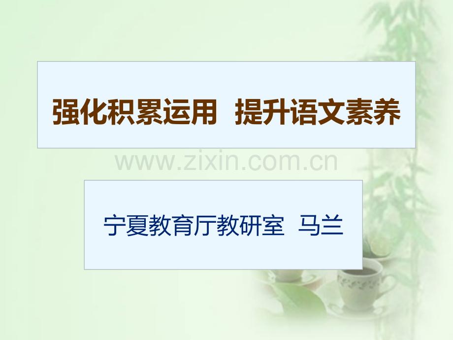 强化积累运用提升语文素养PPT课件.pptx_第1页