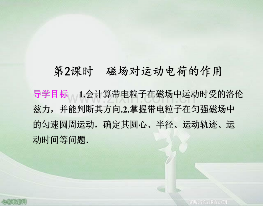 磁场对运动电荷的作用PPT课件.ppt_第1页