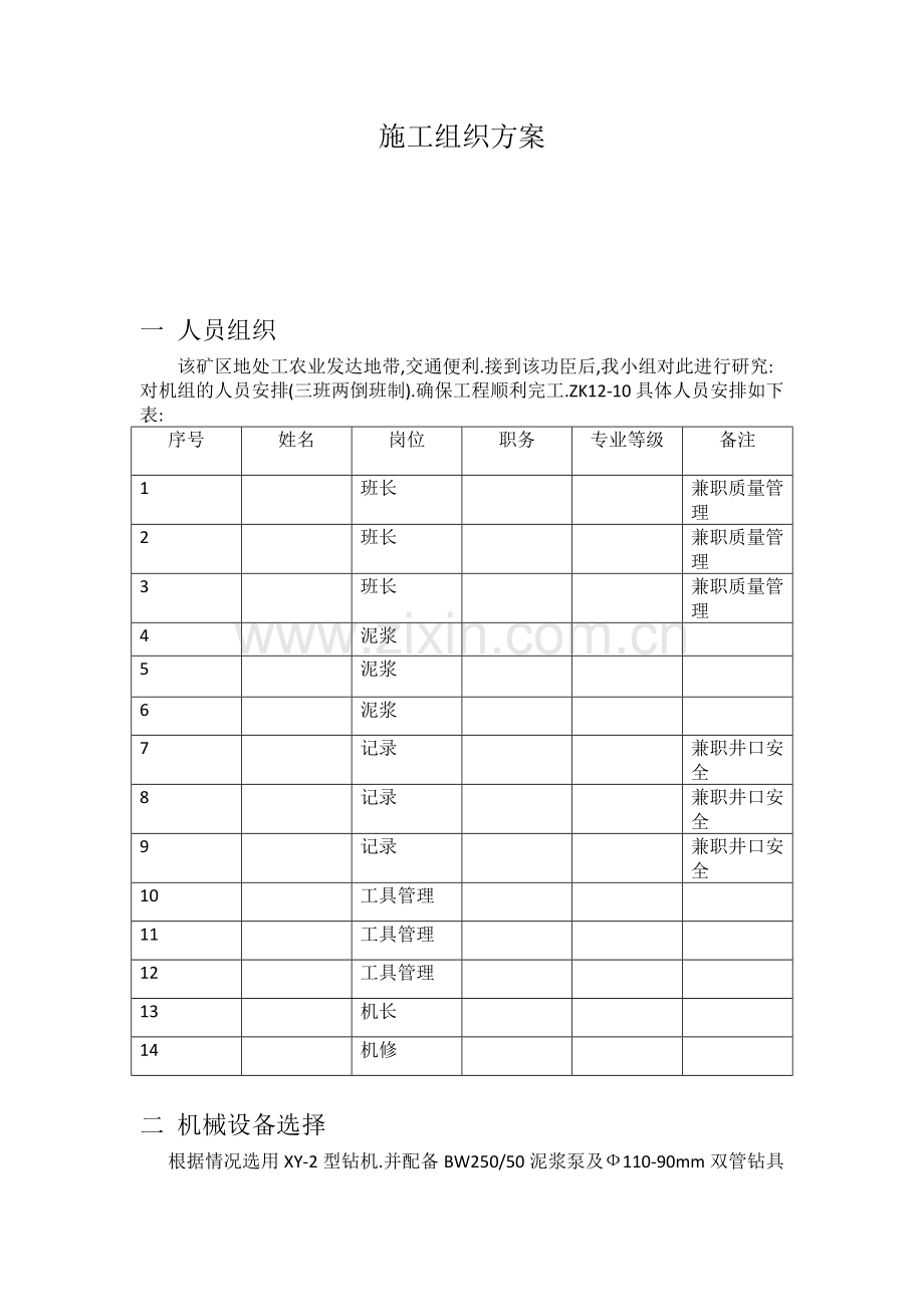 施工组织方案之人员设备.docx_第1页