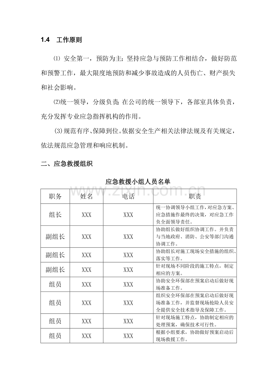 施工中暑事故应急处置方案.doc_第2页