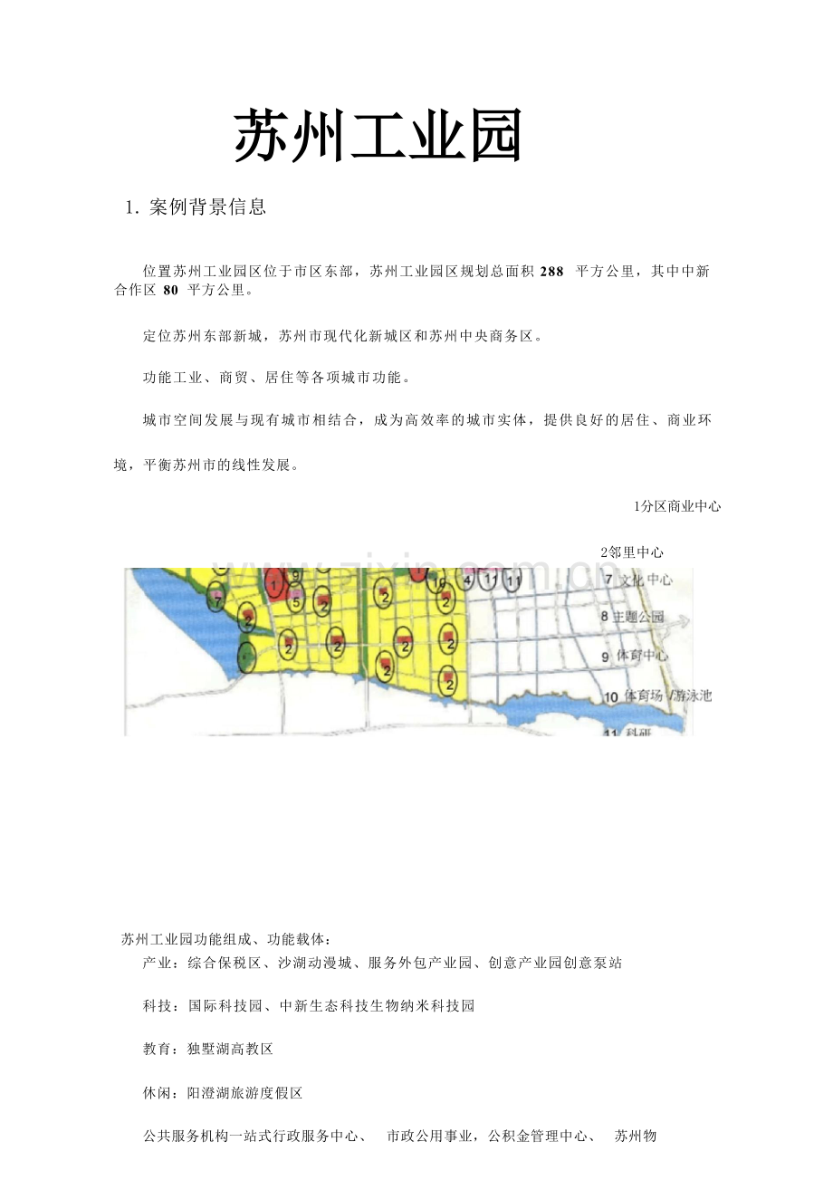 产业园区苏州工业园区案例分析.docx_第1页