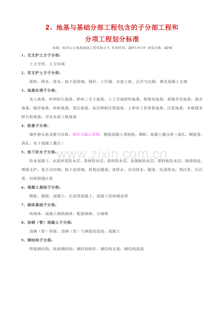 单项工程、单位工程、分部工程、分项工程的定义.doc_第2页