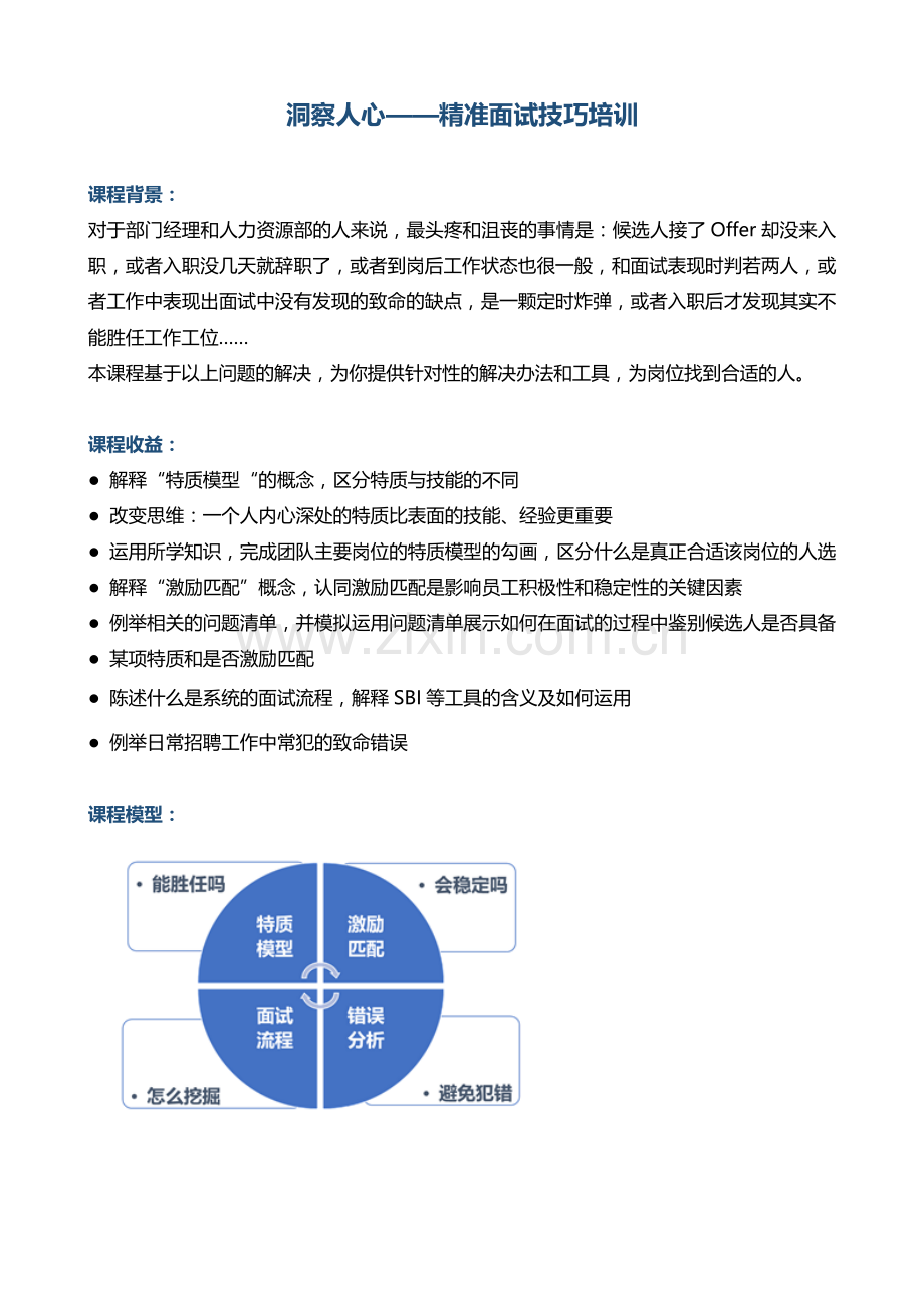 洞察人心精准面试技巧培训.doc_第1页