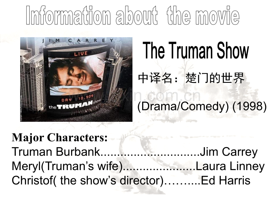 英文版楚门的世界介绍.pptx_第2页