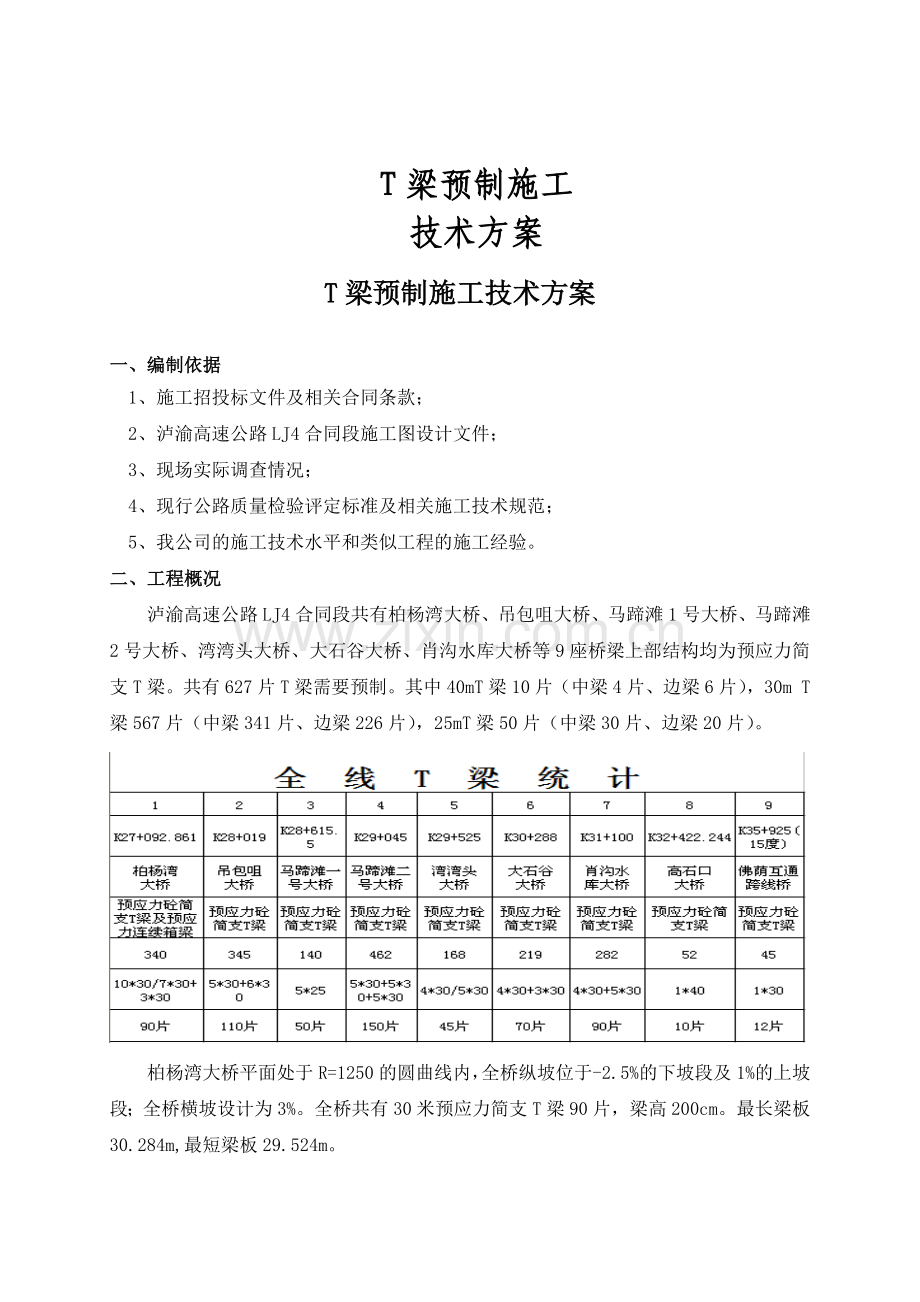 合同段T梁施工方案新.docx_第1页