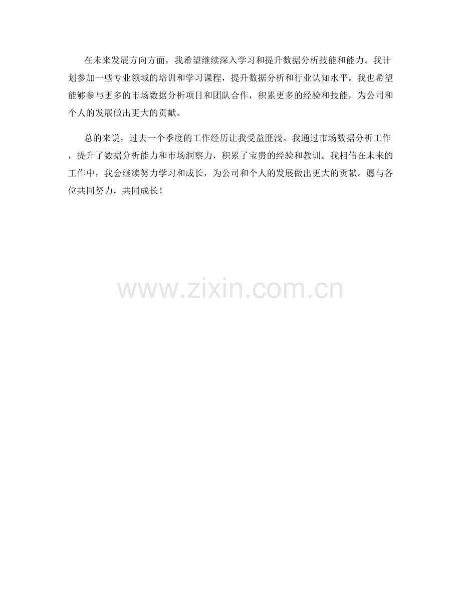 市场数据分析师季度工作总结.docx_第2页