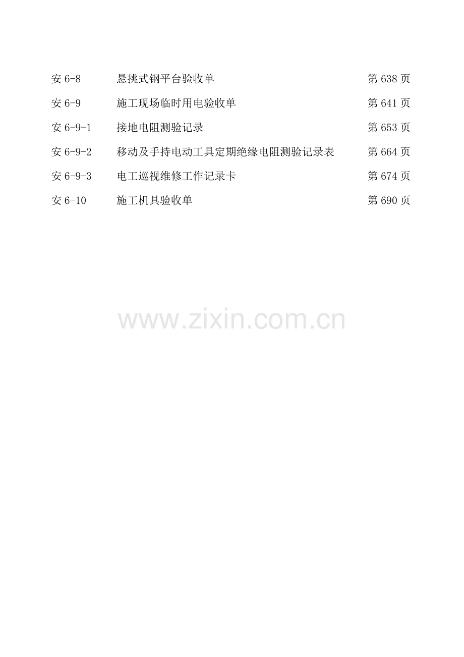 建筑工程——施工现场安全检查检验记录表格汇编.docx_第2页