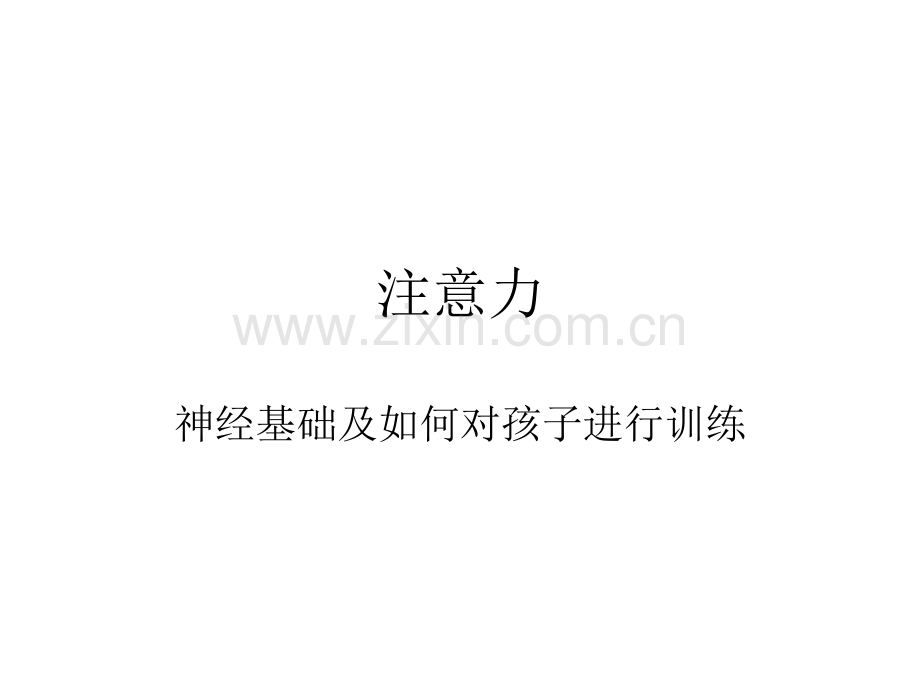 注意力神经基础分析.pptx_第1页