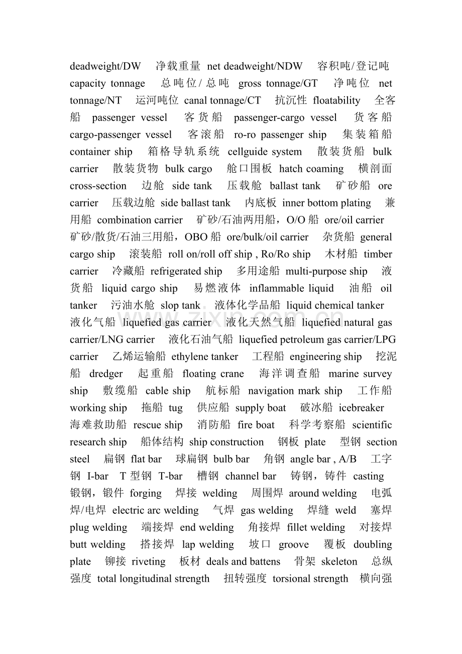 中英文对照船体结构.docx_第2页