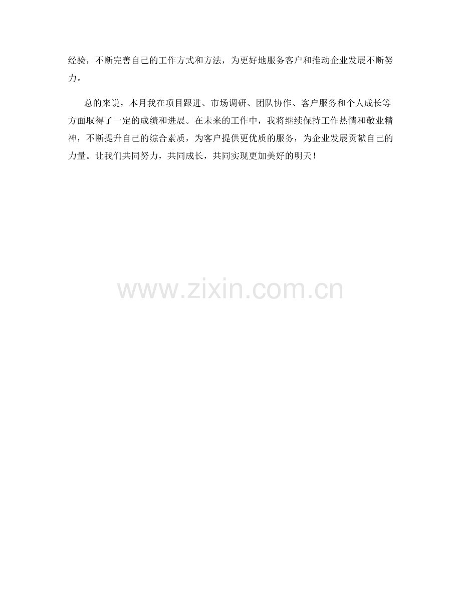 企业发展顾问月度工作总结.docx_第2页