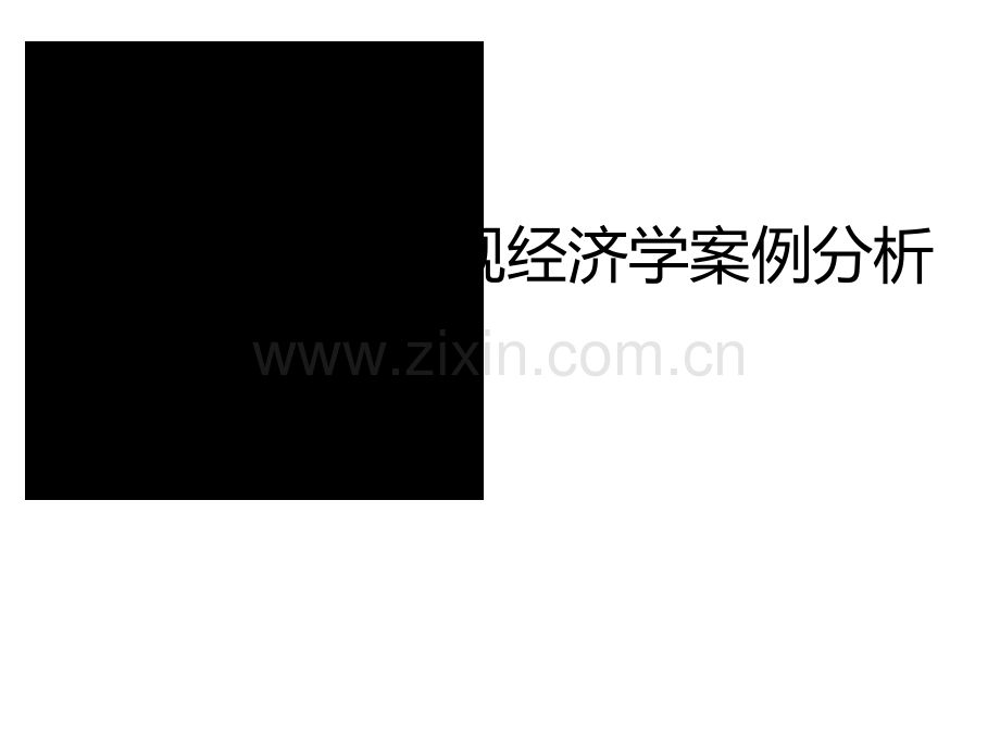 微观经济学案例分析PPT课件.ppt_第1页