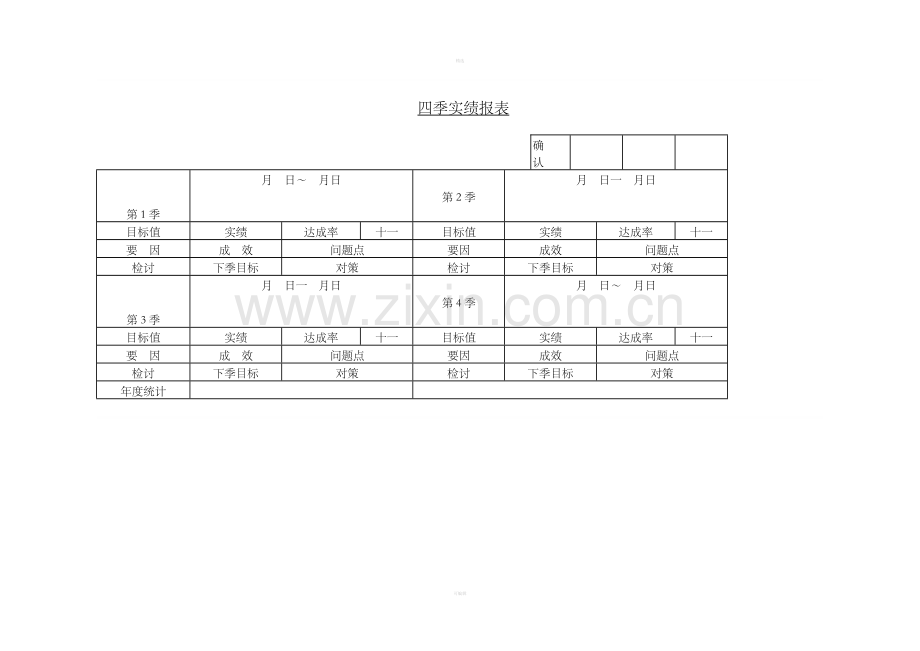 七十七、四季实绩报表.doc_第1页