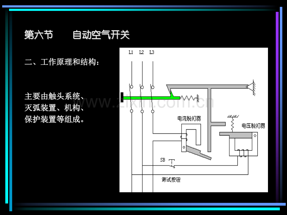维修电工低压配电装置和控制电器自动空气开关.pptx_第1页