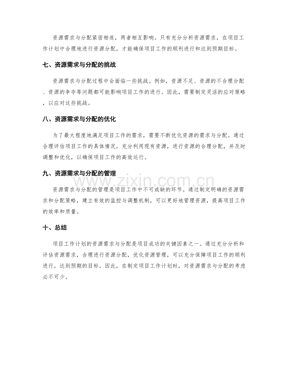 项目工作计划的资源需求与分配.docx_第2页