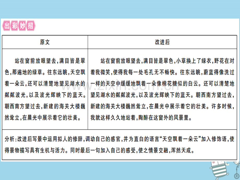 河北专用八年级语文上册写作指导学习描写景物习题新人教版.pptx_第2页