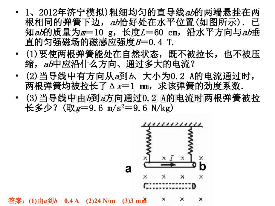 安培力作用下物体的平衡.pptx_第2页