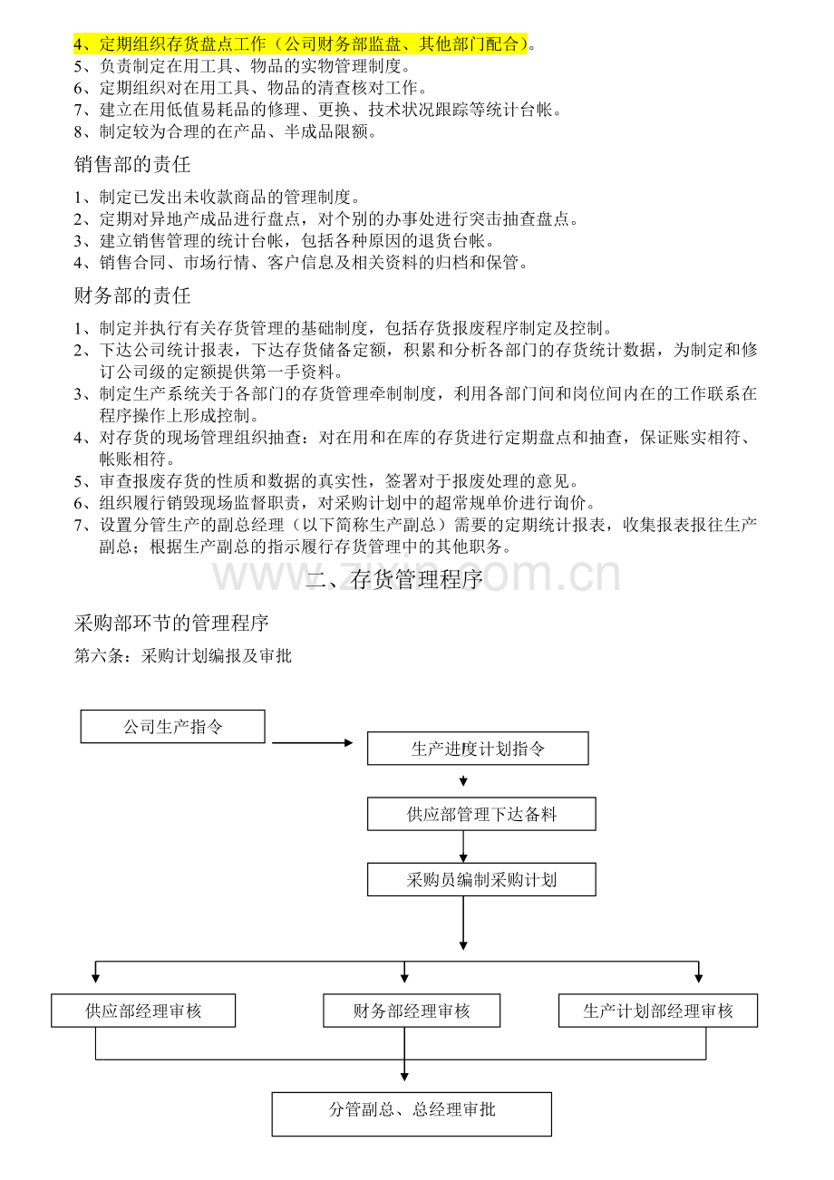 化工厂存货管理制度(财务部)5.doc_第2页