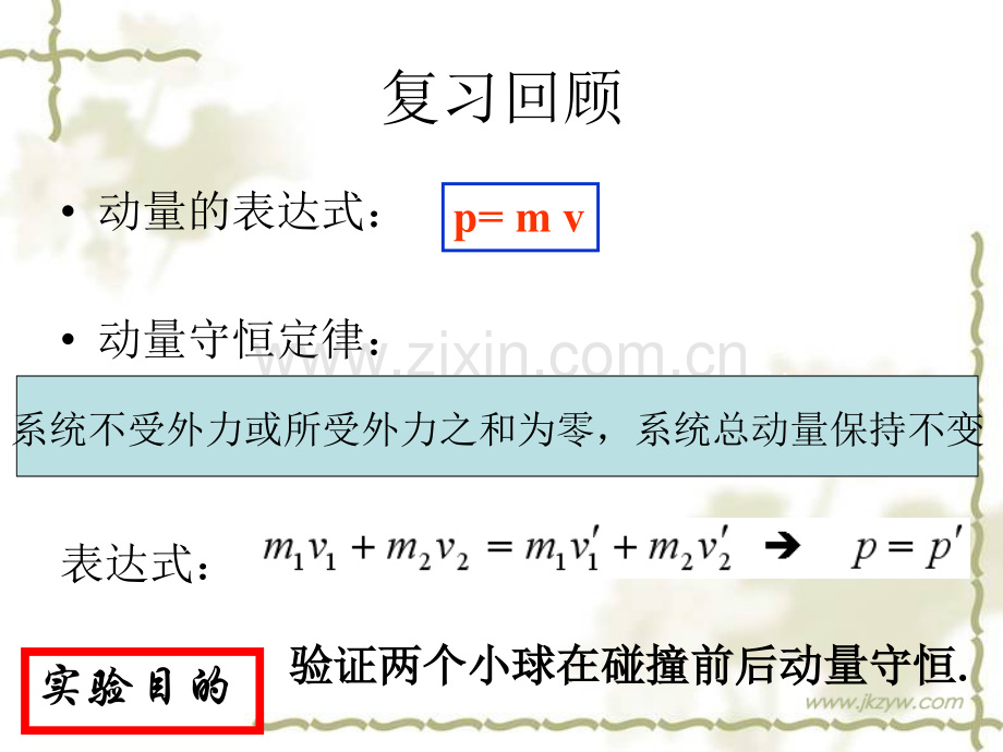 验证动量守恒定律实验.ppt_第2页