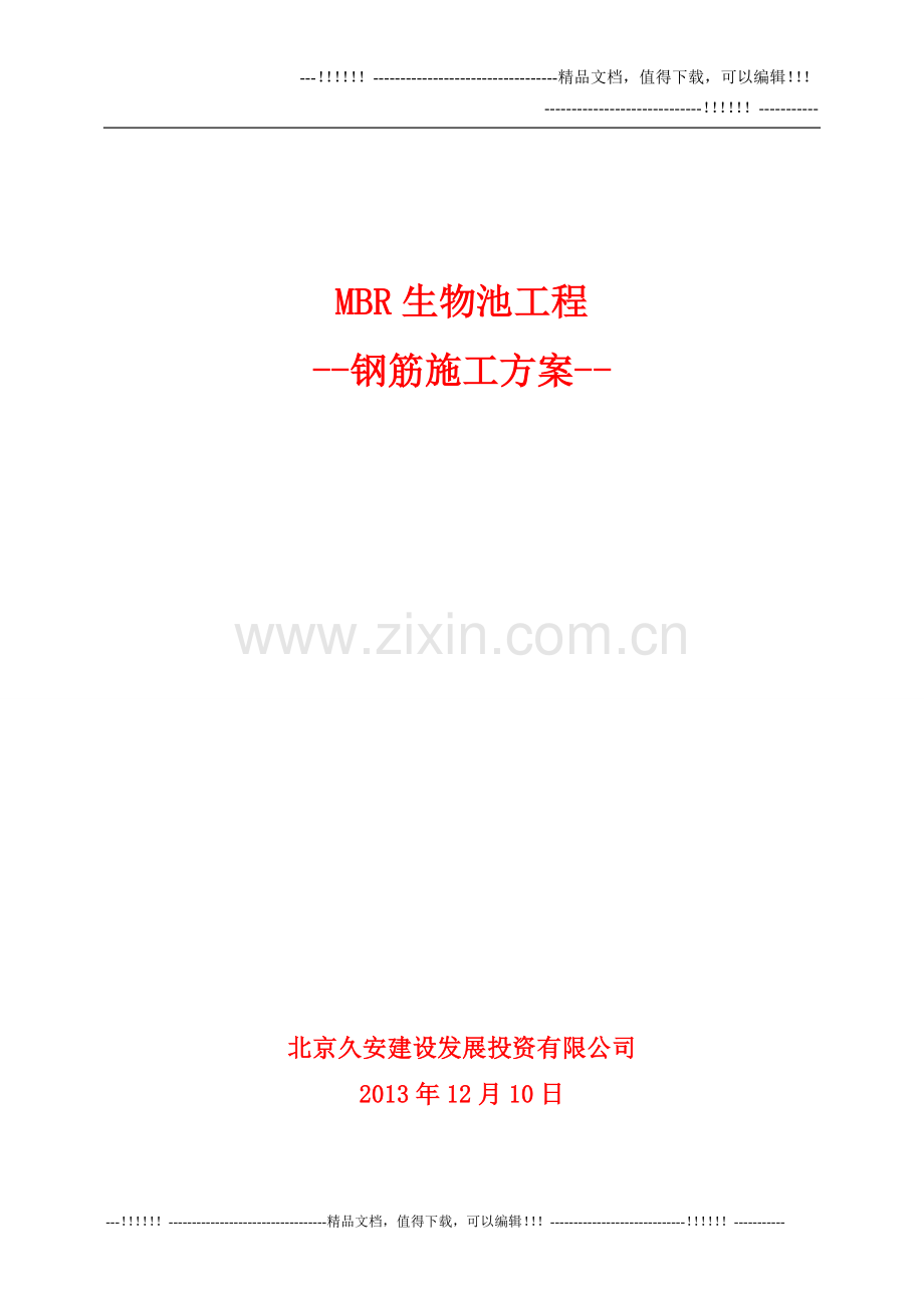 MBR生物池钢筋方案.doc_第1页