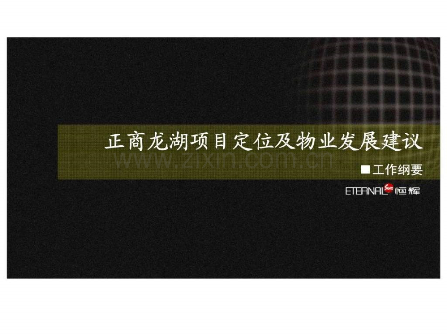正商龙湖项目定位及物业发展建议.pptx_第1页