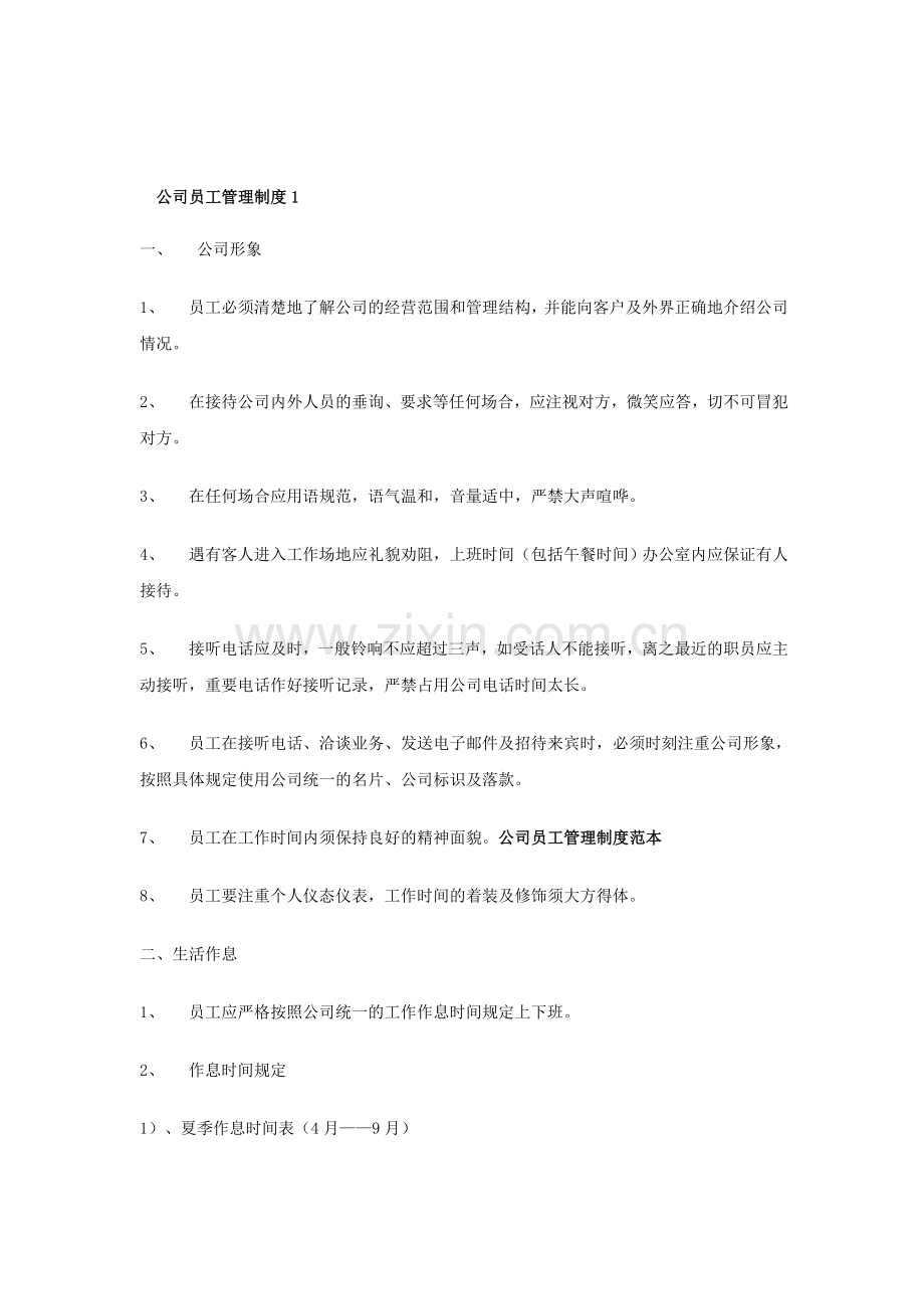 公司员工管理制度1.doc_第1页