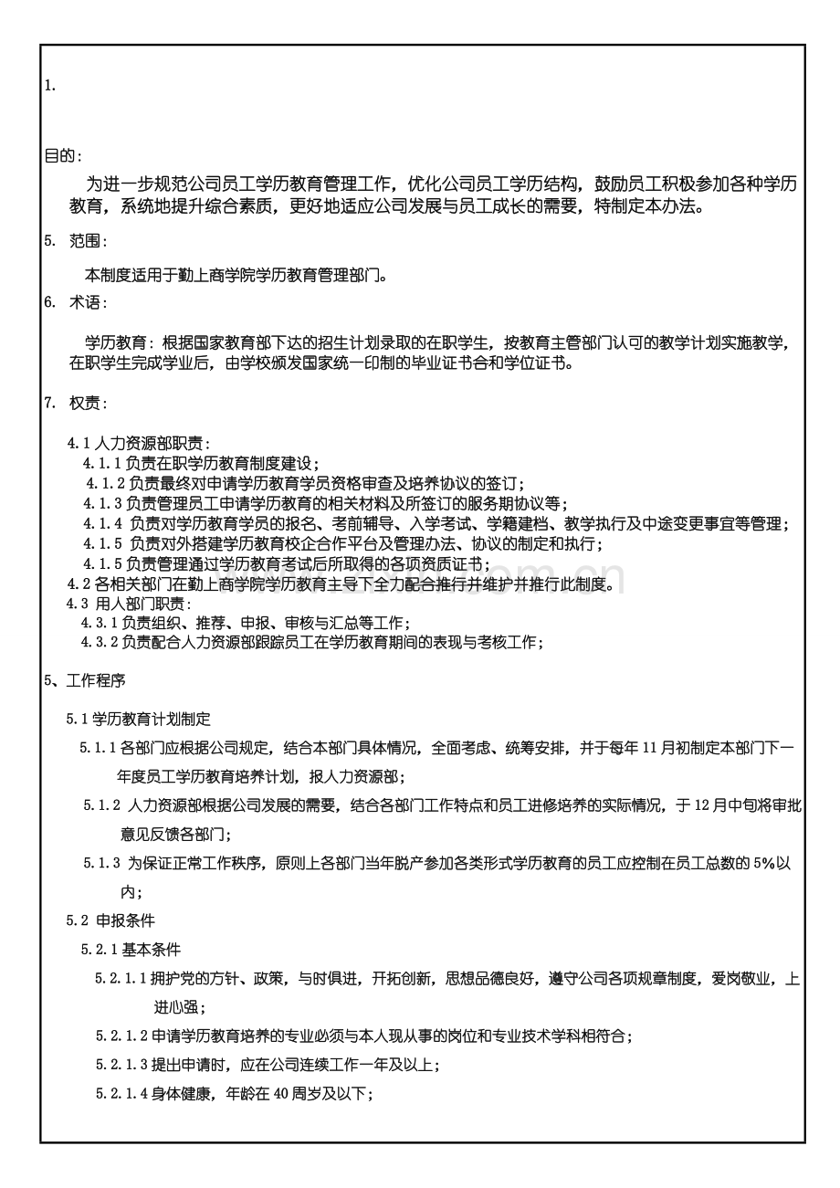 勤上商学院学历教育管理制度.doc_第1页