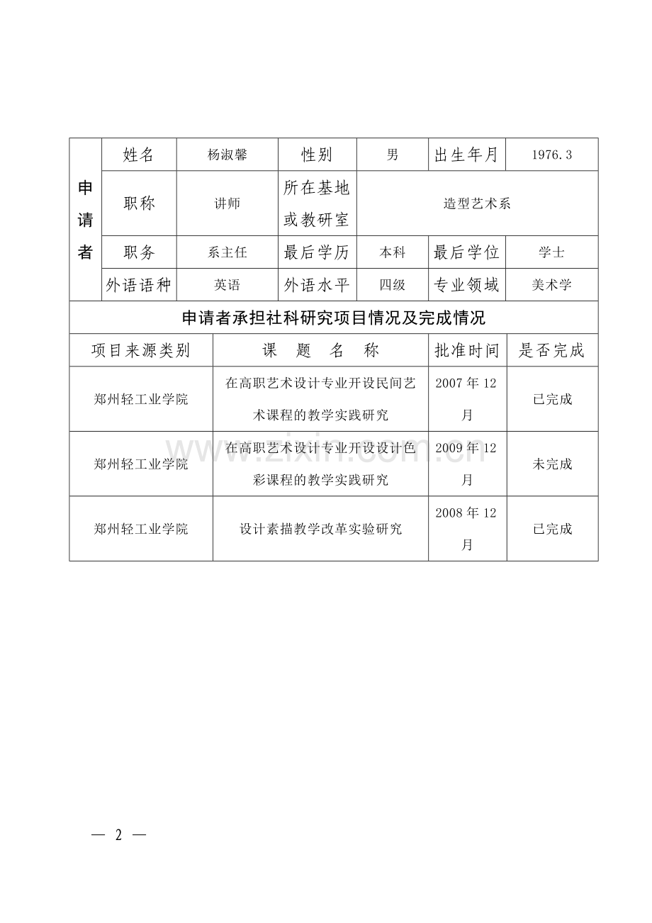 2011年度人文社会科学研究项目申报.doc_第2页