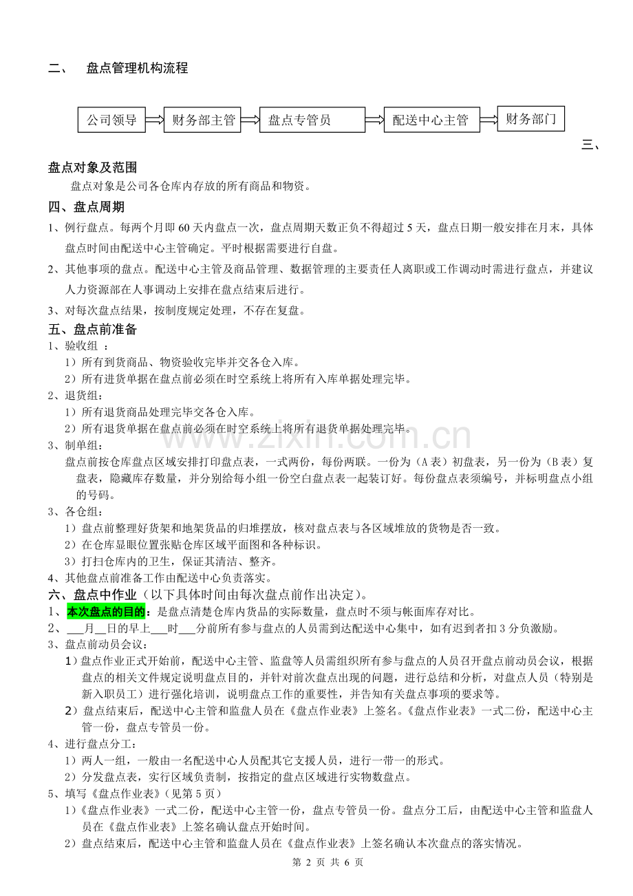 2011.05.26-配送中心盘点管理制度.doc_第2页